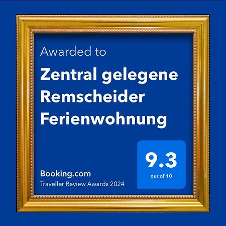 Zentral Gelegene Remscheider Ferienwohnung Ngoại thất bức ảnh